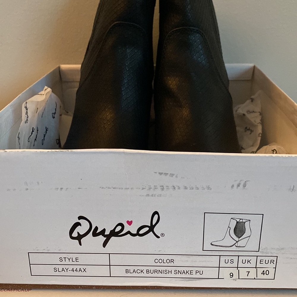 Black snake booties - Picture 6 of 6
